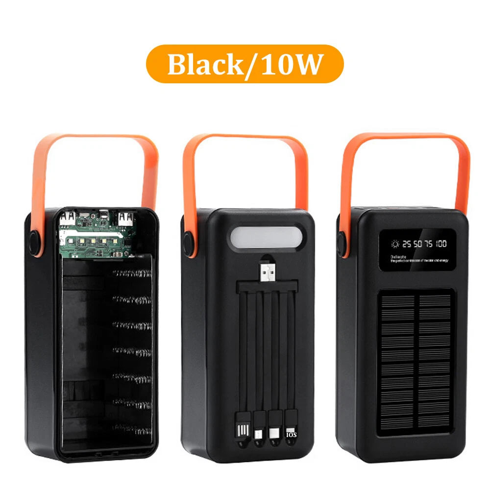 Power Bank DIY Case Kit with 21x18650 Battery Support Fast Charging Detachable Shell Box for Custom Builds