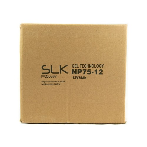 TWIN PACK 12v 75AH SLK POWER MOBILITY SCOOTER GEL BATTERIES AS 70AH 72AH 73AH - Picture 4 of 4