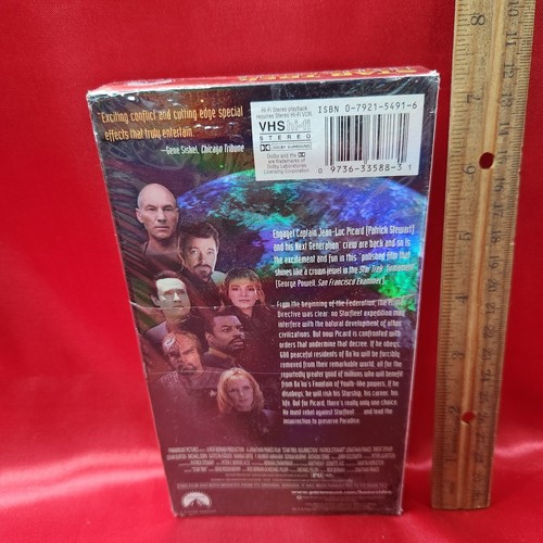 1999 Star Trek: Insurrection VHS Tape - Sealed - Imagen 4 de 6