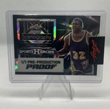 🔥2024 LEAF SPORTS HEROES SCENOGRAPHY⚡️MAGIC JOHNSON⚡️1/1 PRE PRODUCTION PROOF 