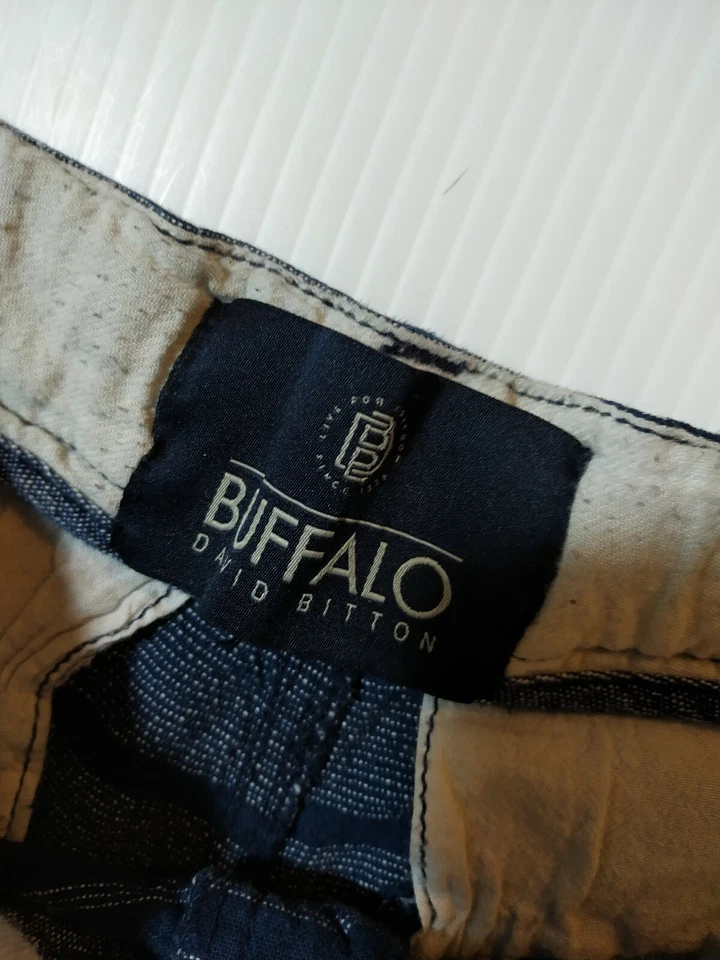  BUFFALO DAVID BITTON CHINO/BOARD SHORTS AZUL Y BLANCO TALLA 29@24 Foto 4 de 4