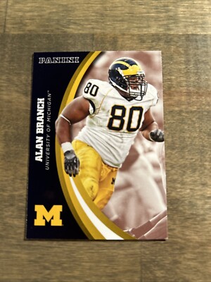 2015 Panini Collegiate Michigan Alan Branch #43 F17