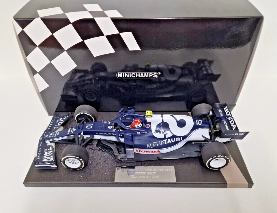 MODELLINO AUTO 1:18 MINICHAMPS F1 ALPHATAURI HONDA AT02 P. GASLY BAHRAIN GP 2021 - Immagine 2 di 4