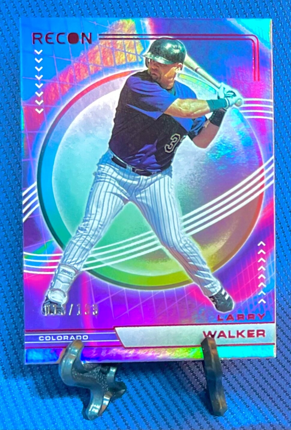 2023 Panini Recon SP Red LARRY WALKER #/199 #24 Colorado Rockies