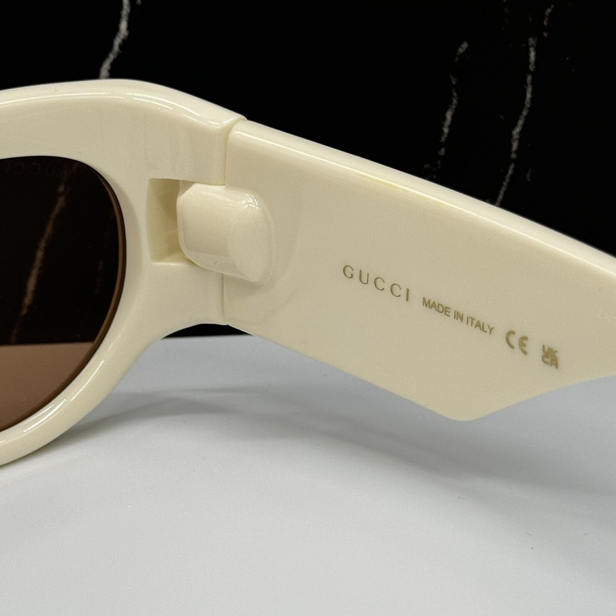 NEW GUCCI GG1544S 004 WOMEN SUNGLASSES GUCCI GG 1544S 004 WHITE BROWN EYEWEAR Gucci GG1529S 004 Sunglasses - US main image 2