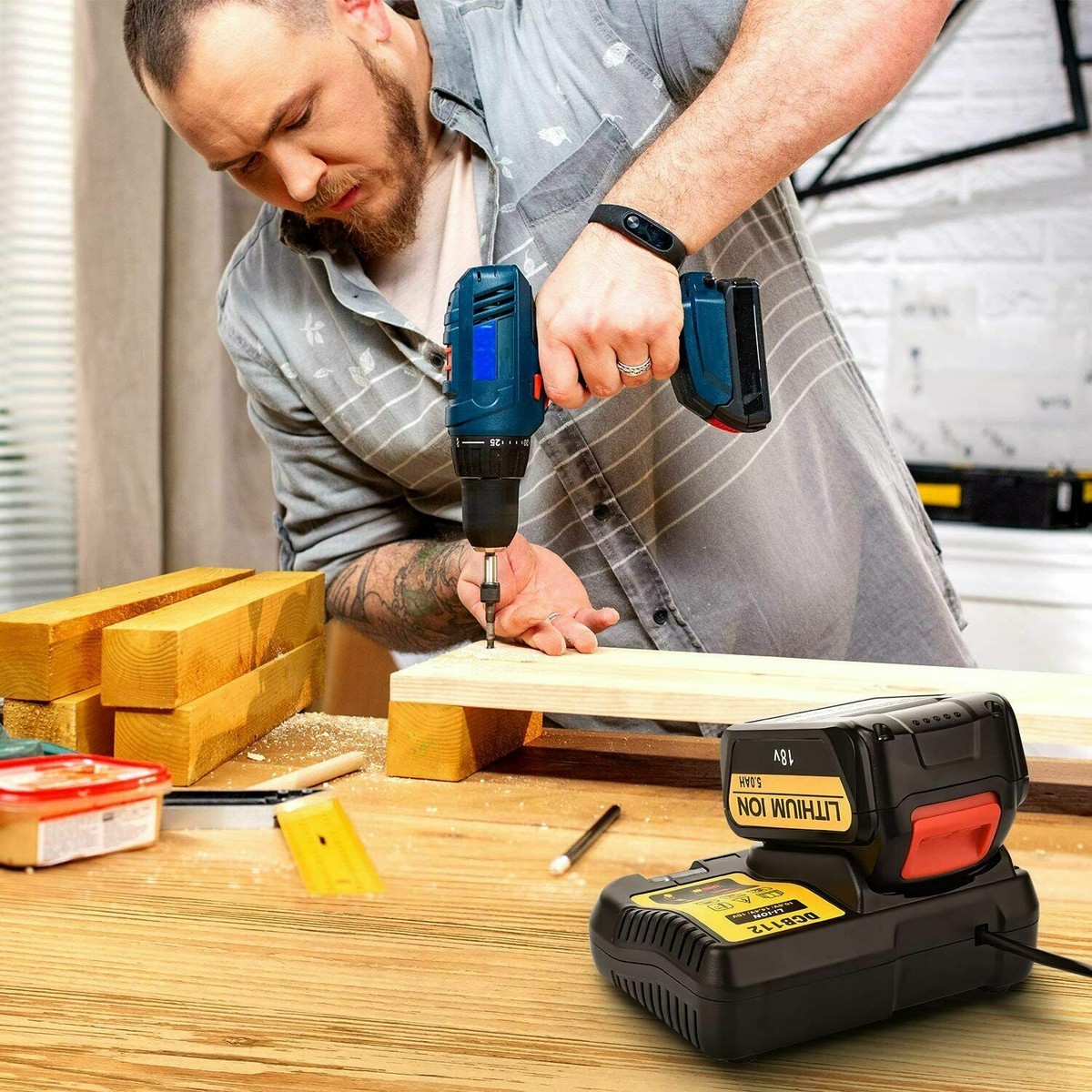 Ładowarka DeWALT DCB112 12V 20V Li-Ion - Foto 11