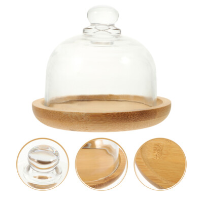 Set Cake Serving Plate Clear Cake Dome Elegant Serving Tray