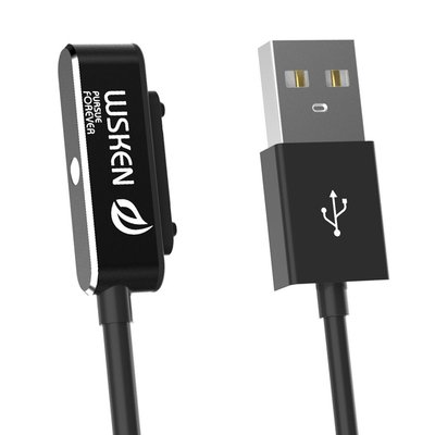 1M Metal Magnetic LED Single Charging Cable Cord for Smartphone Sony Xperia etc.