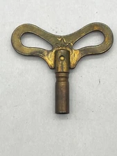 ANTIQUE Brass JAPANESE CLOCK  KEY Size #7 3.8mm (CM4-9060)