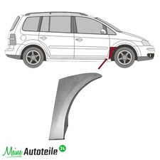Reparaturblech Kotflügel Radlauf für VW Touran 1T 2003-2015 Vorne Rechts