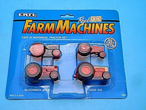Ertl Machine Set Ertl Farm Machines Case Historical Tractor Set Diecast Toys MOC Mint ...