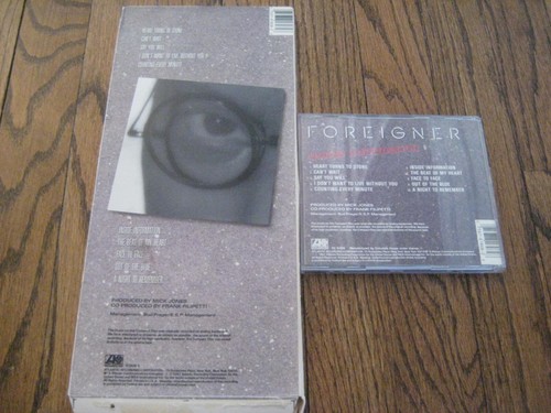 Foreigner Inside Information Longbox and Original cd! Rare! - Picture 2 of 4