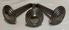 Antique Art Deco Aluminum Tin Curtain Hold Backs Tie Backs
