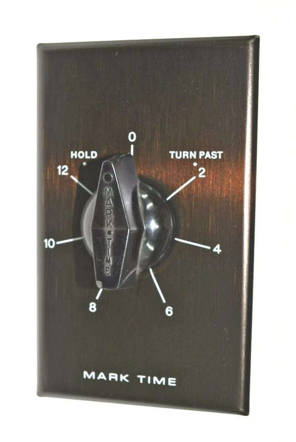 RHODES Wall Box TIMER Switch 12-HR w/ HOLD Mark-Time HEATER FAN LIGHT NEW 90015
Opens in a new windo