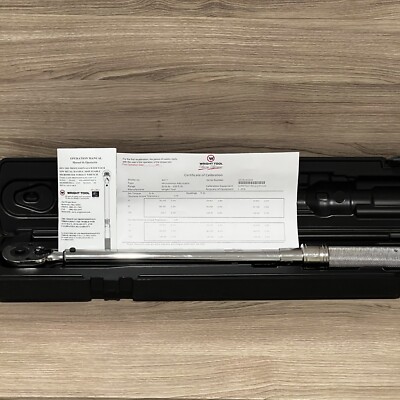 Wright Tool 4477 Adjustable Click Torque Wrench 1/2'' Drive (30-150 ft/lbs)