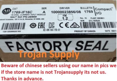 2023 factory sealed Allen Bradley 1769-IF16C