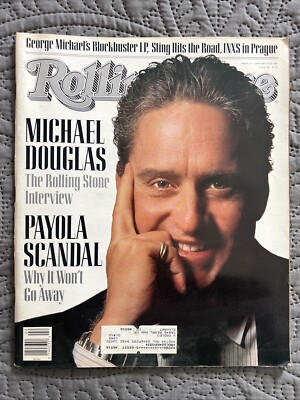 Rolling Stone Magazine - Issue #517 1/14/1988 Michael Douglas - INXS - Geo Michl