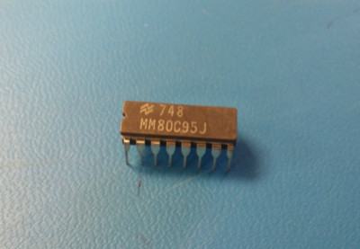 (2pcs) MM80C95J Bus Driver, CMOS Series, 1-Func, 6-Bit, True Output, CMOS, CDIP1