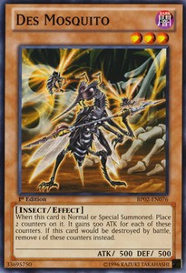 Des Mosquito - BP02-EN076 - Common - Unlimited Edition x3 - Near Mint