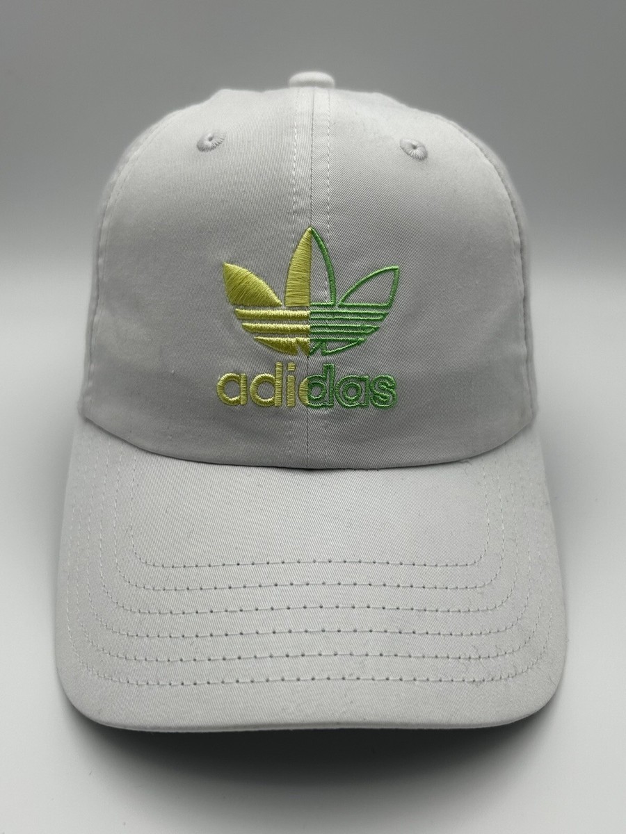 キングダム　1〜66 Adidas Two Color Logo Cap Hat Women Adjustable White 34% Polyester