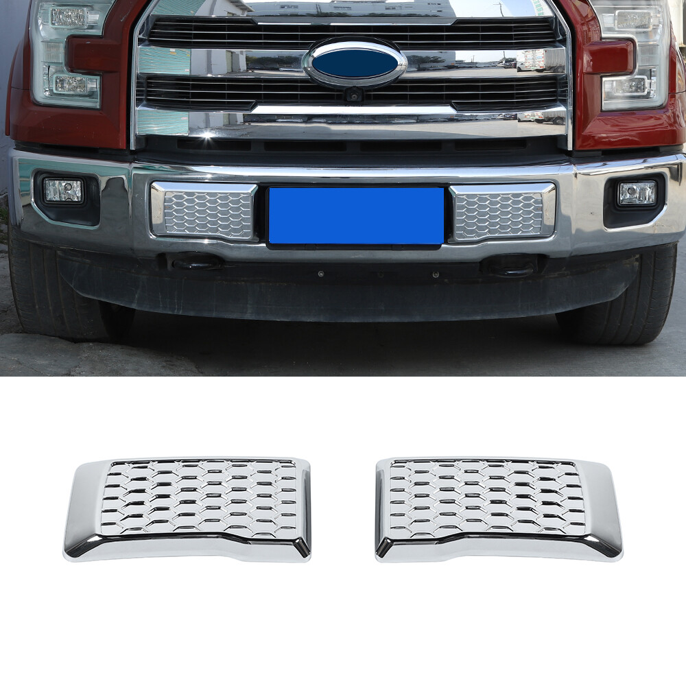 Chrome Front Bumper Corner Cover Trim For Ford f F-150 2015-2020 Accessories