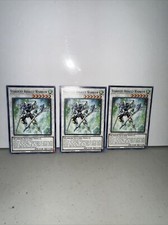 Yugioh! 3x Stardust Assault Warrior LED8-EN053 Common - 1st ed NM