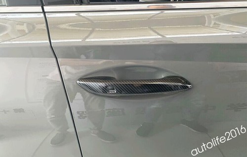 Manija de puerta para Hyundai Sonata DN8 2020-2023 fibra de carbono - Imagen 11 de 15