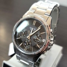 Casio MTP-1375D-1AVDF Men Analog Stainless Steel Watch Original New