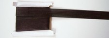 10 Yds. Vintage Hug Snug Chocolate Seam Binding 9/16" Woven Ribbon SBC-29