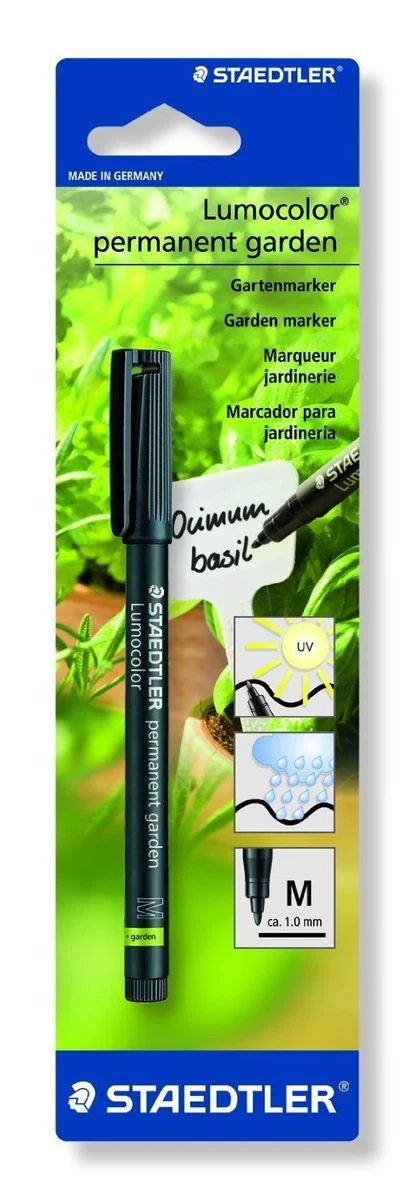 Staedtler Lumocolor Permanent Garden Marker Pen 1.0mm OUTDOOR WATERPROOF