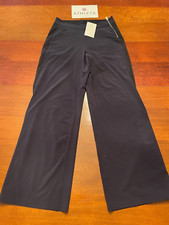 NWT 108.00 ATHLETA featherweight stretch GRAMERCY TRACK navy TROUSER PANTS W 2