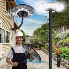 1000000000lm 11000W 360° Solar Street Light Super Bright LED Garden Yard Outdoor