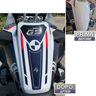 Adesivi Protettivi Per Serbatoio BMW R 1250 GS 2021-2023 - Decorativi, Antigraffio, In Resina