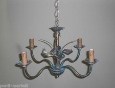 LAMPADARIO in Ferro Battuto . luce domotica compatibile Alexa Google . 237