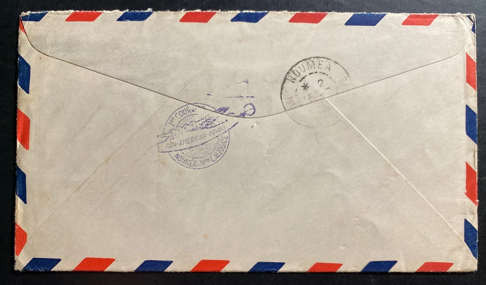 1940 Canton Island First Flight Airmail Cover FFC To Auckland New Zealand - Image 2 of 2