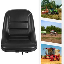 Universal Driver-Side Forklift Seat Black Waterproof Truck Cushion Seat Backrest
