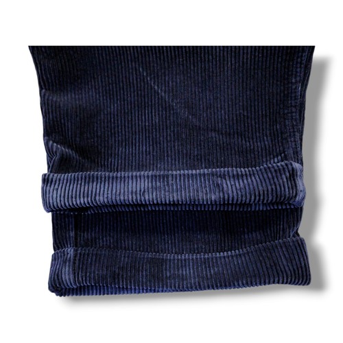 Chaps Ralph Lauren Navy Blue Corduroy Cuffed Bottoms Vintage Pants Men's 36x30 - Picture 14 of 15