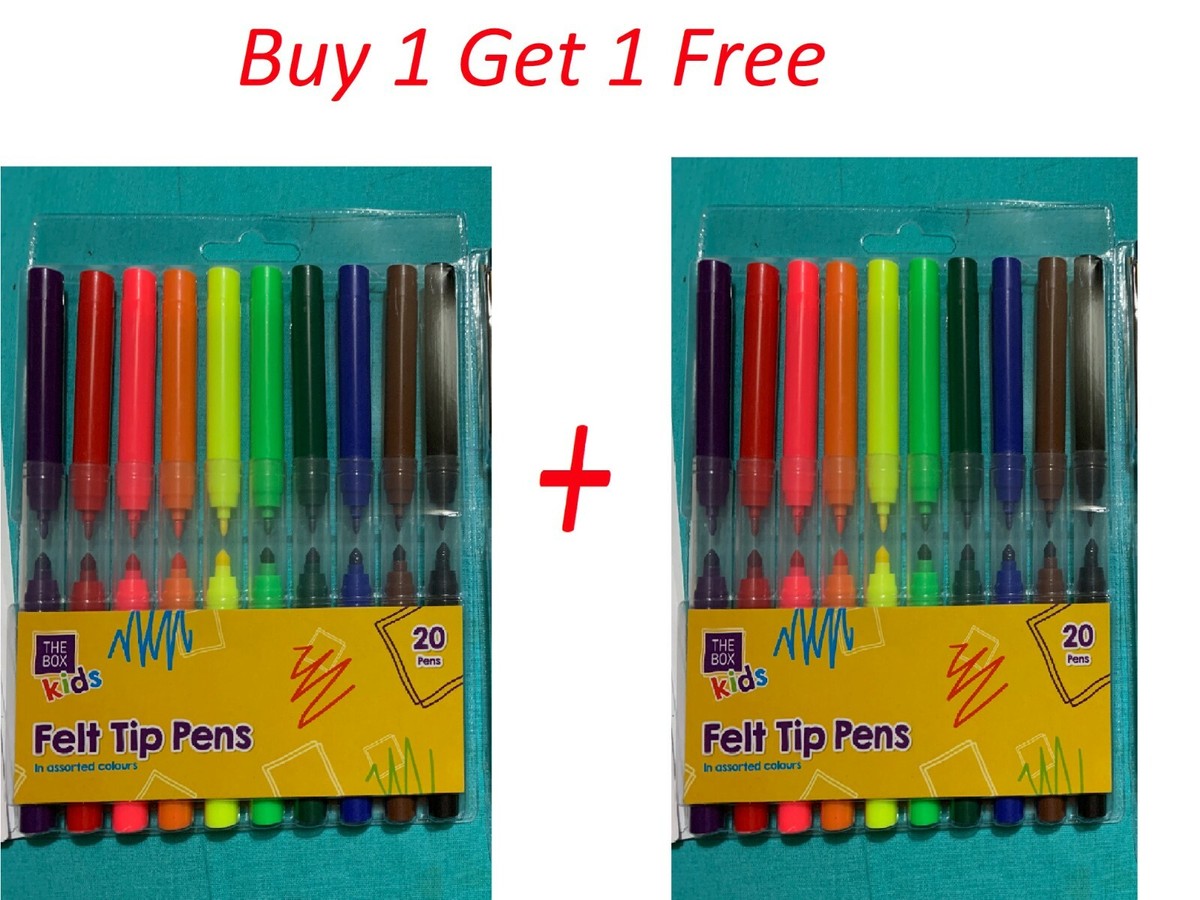 Felt Tip Pen Colour Therapy Fine Drawing Markers Pens School Art