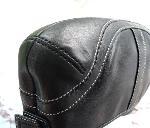 Coach F10909 Vintage Small Soho Black Leather Shoulder Bag w/Contrast Stitching - Picture 9 of 20