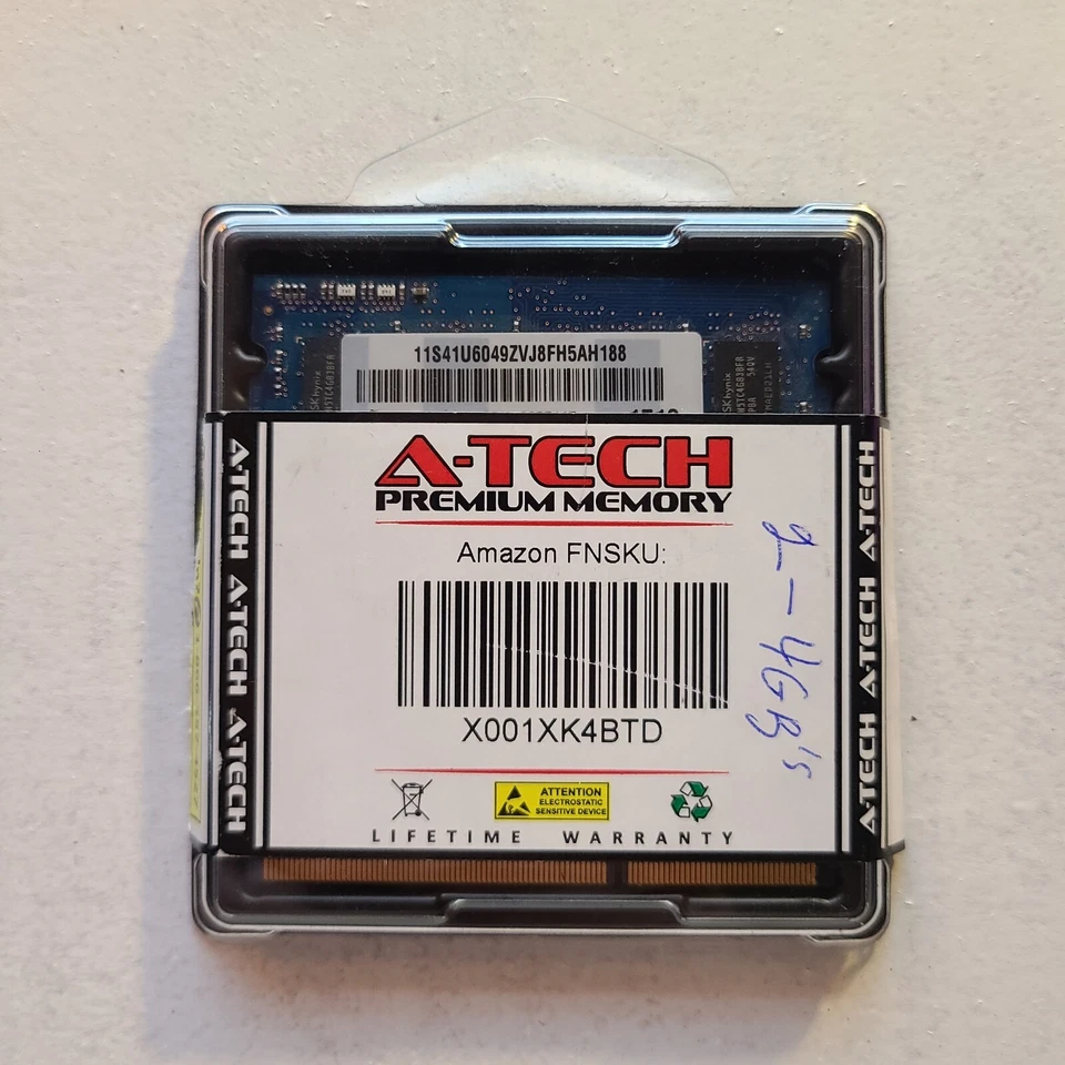 Pair Hynix 8GB (2x4GB) 2Rx8 PC3-12800s DDR3 RAM Modules HMT351S6EFR8A-PB #1238 - Image 4 of 4