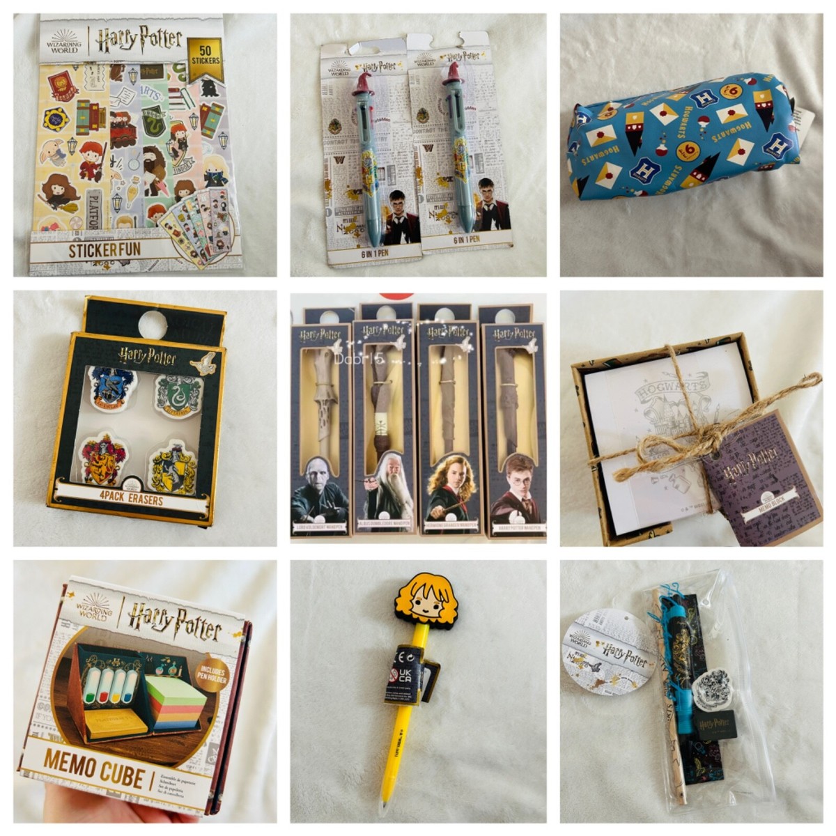 Primark Harry Potter pen wand pen pencil case memo sticker Pen stationary