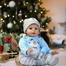 22" 55cm Reborn Dolls boy Soft Silicone Vinyl Life Handmade Realistic Newborn