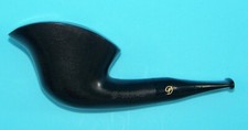 Sehr sch&ouml;ne 9 mm Designpfeife, Ebenholz - 34