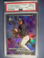 GLEYBER TORRES 2018 Bowman Platinum Prismatic Prodigies Purple PSA GEM MINT 10