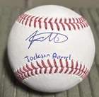 JACKSON MERRILL Autographed OMLB Baseball w/Jackson Barrel Inscription BECKETT