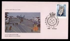DR WHO 1986 INDIA FDC INS VIKRANT NAVY SHIP ANIV CACHET $2 w28010