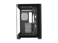 SAMA Mid-Tower PC Case, Curved Tempered Glass, USB Type-C, ATX MATX ITX Back-Con 5