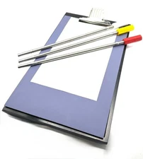 3 Bars and 1 Bed Stainless Steel Wire Wound Rod White, Yellow and Red