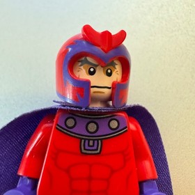 LEGO Marvel Magneto Minifigure Wolverine's Chopper Showdown 6866 sh0031 Retired