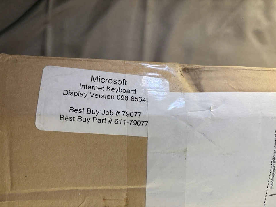 Microsoft Internet Keyboard Pro Wired 2 USB Ports NEW Vintage WIN9X PS/2 T9-WH - Image 2 of 4